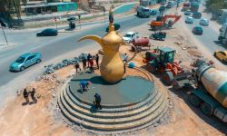 بلدية محافظة بابل تزيلُ مجسّم الدلة الشهير